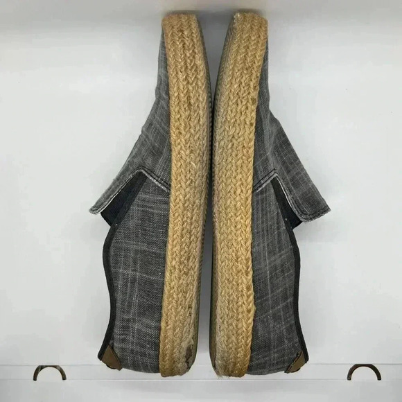 Original Penguin Espy Blue Linen Men's Slip-On Loafer Shoes Jute Espadrille 8.5 - Picture 13 of 15
